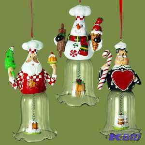 5 Cake Express Bell Ornament x3