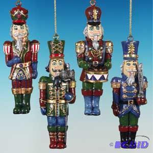 4 Nutcracker Brigade Ornament x4
