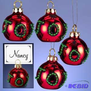 2 Joy Ornament Cardholder x4