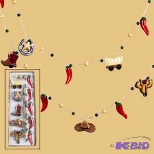 9 Glazed Western Garland