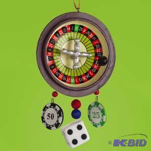 4 Roulette Wheel Ornament