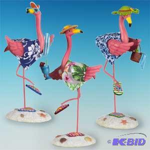 10 Bobble Flamingo x3
