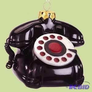 3.5 Vintage Phone Ornament