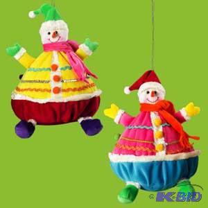 8 Merry Fabrick Snowman x2