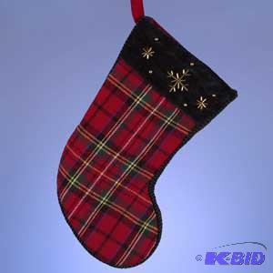 12 Trad. Tartan Stocking