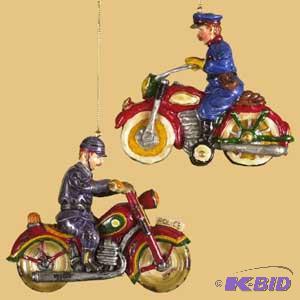 4 Police on Motocycles x2