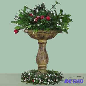 6 English Birdbath WHolly