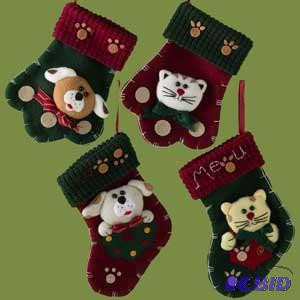 7 Pet MittensStocking Ornament x4