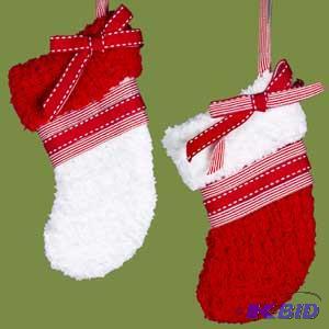 6.5 RedWhy Stocking Ornament x2