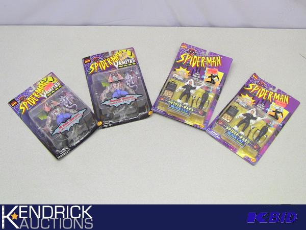 lot 3 image: 4 New in the Package Spiderman Action Figures