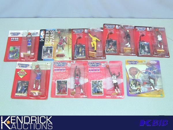 lot 30 image: New in the Package Starting Lineup NBA Action Figures