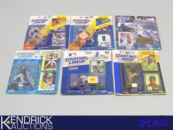 lot 32 image: 6 New in the Package Starting Lineup MLB Action Figures