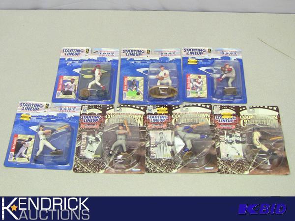 lot 35 image: 7 New in the Package 1997 Starting Lineup MLB Action Figures