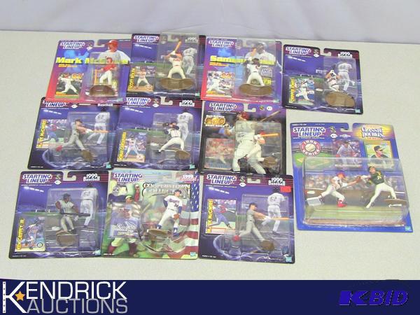 lot 37 image: 11 New in the Package 1999 Starting Lineup MLB Action Figures