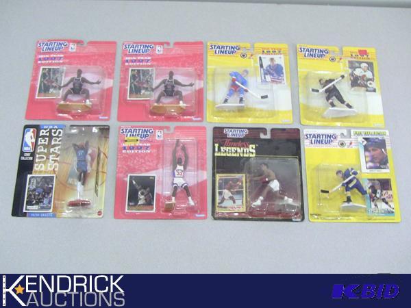 lot 46 image: 8 New in the Package Starting Lineup Action Figures