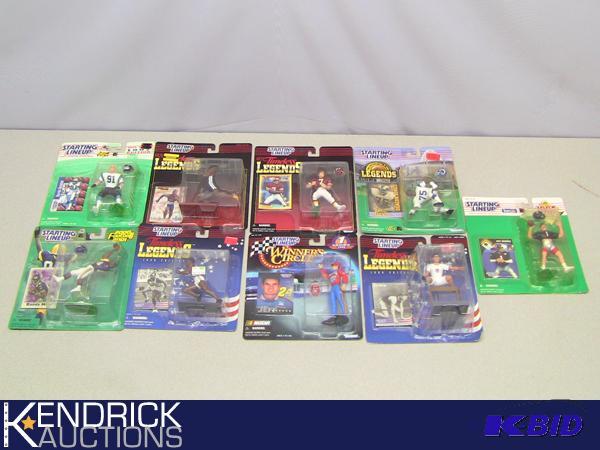 lot 47 image: 9 New in the Package Starting Lineup Action Figures