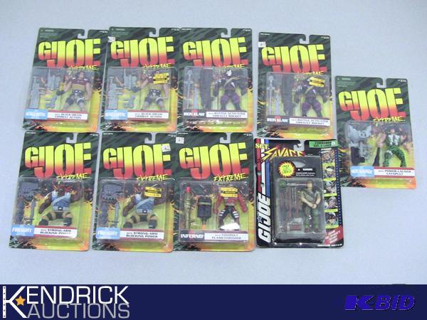 lot 5 image: 9 New in the Package G.I. Joe Action Figures