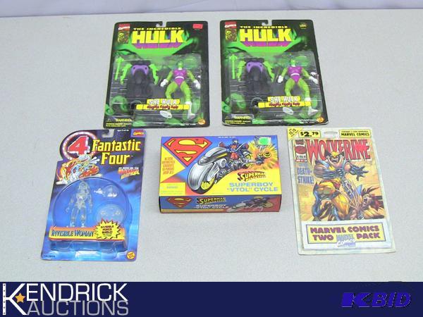 lot 6 image: New in the BoxPackage Superhero Toys, Action Figures, and Comic