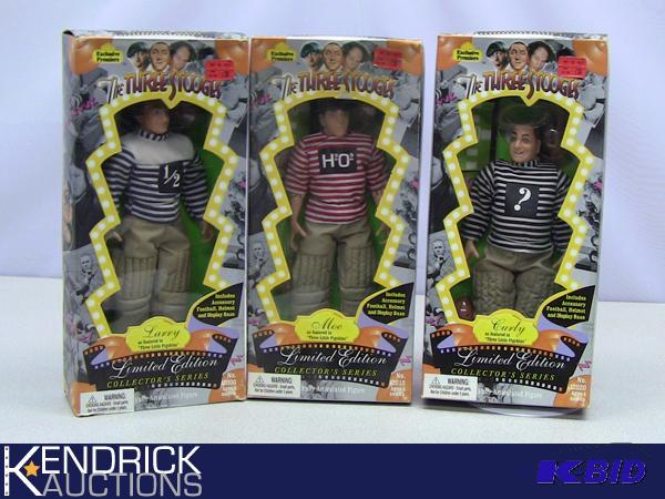 lot 8 image: New in the Box Limited Edition Three Stooges Dolls Set