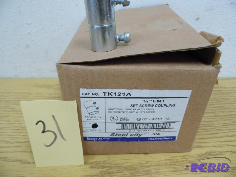 Box of 12 EMT Set Screw Couping