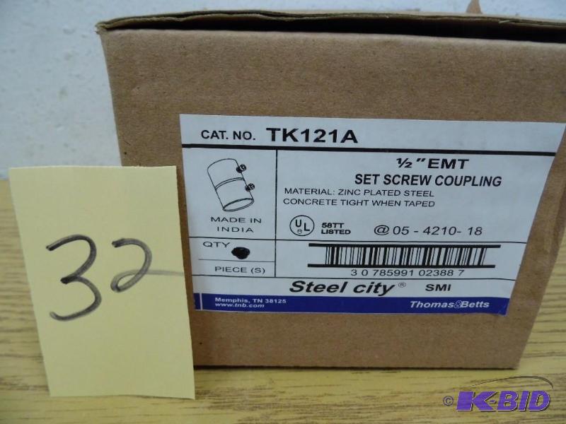 Box of 12 EMT Set Screw Couping