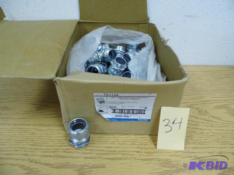 Box of 34 Compression Connectors