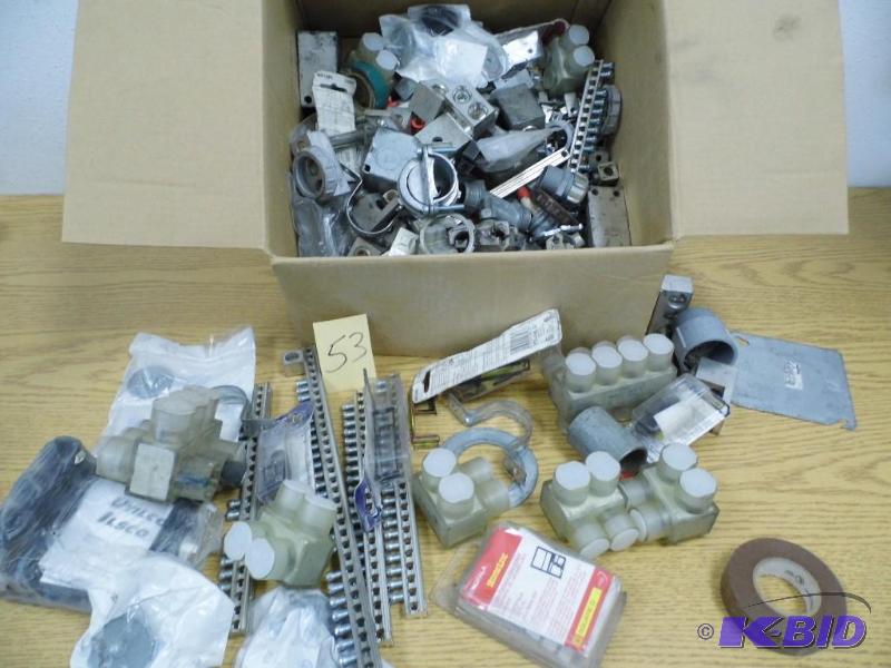 Large Box of Electrical Items