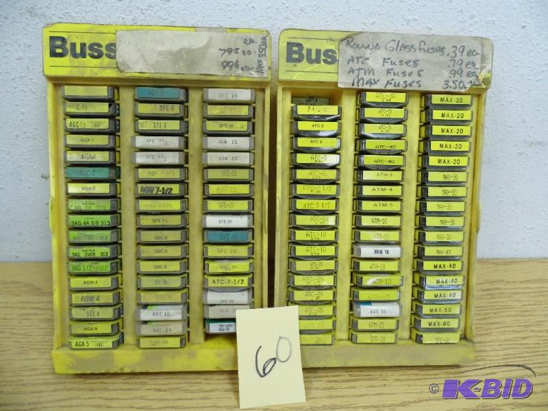 2 Racks of Buss Fuses