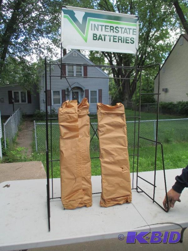 Battery Display Rack New