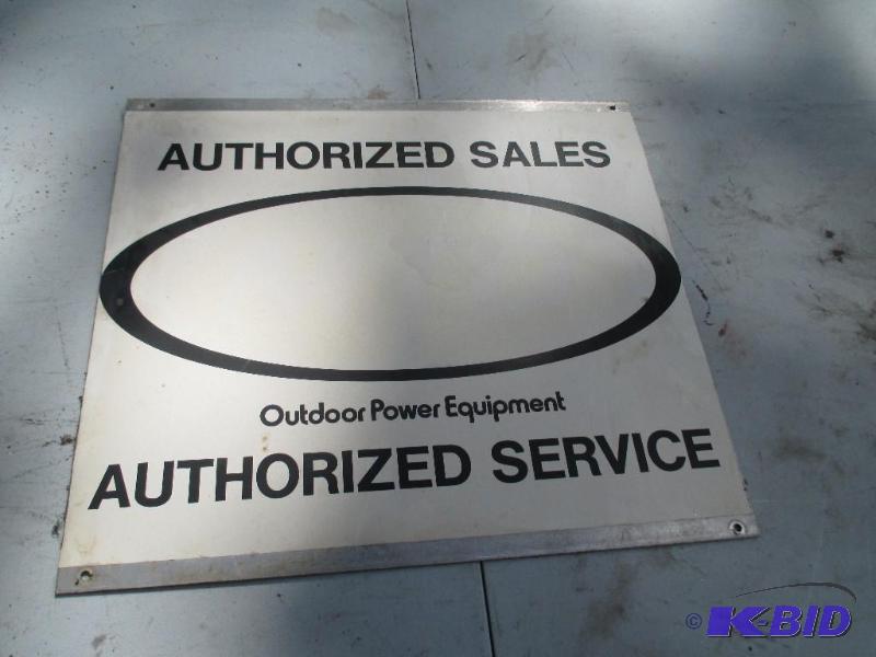 Metal MTD Sign
