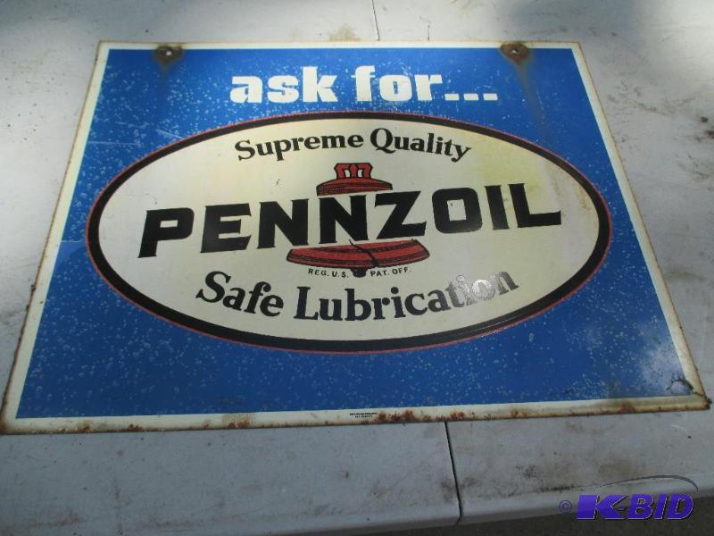 Pennzoil Sign
