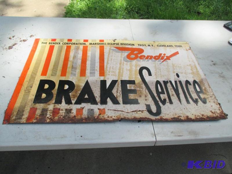 Bendix Metal Sign