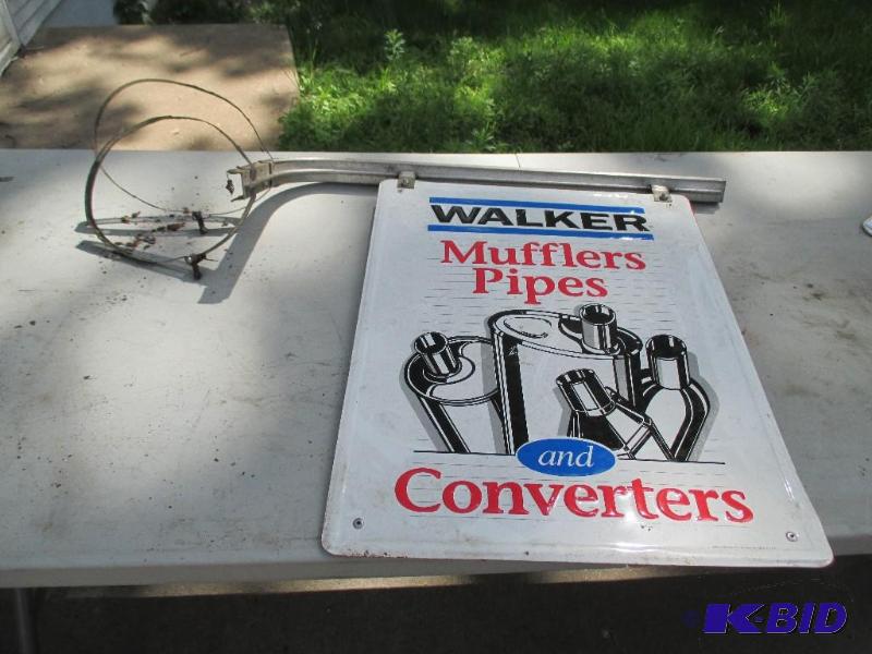 Walker Metal Hanging Sign