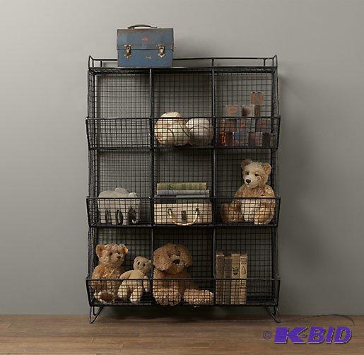 Nine Space Storage Cubbie -&nbspWire bins le...