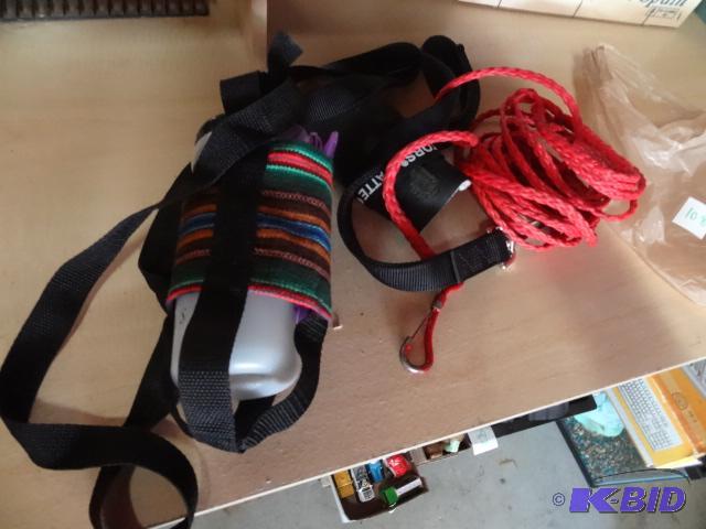 lot 108 image: Dog Leash. Water Bottle Holder...