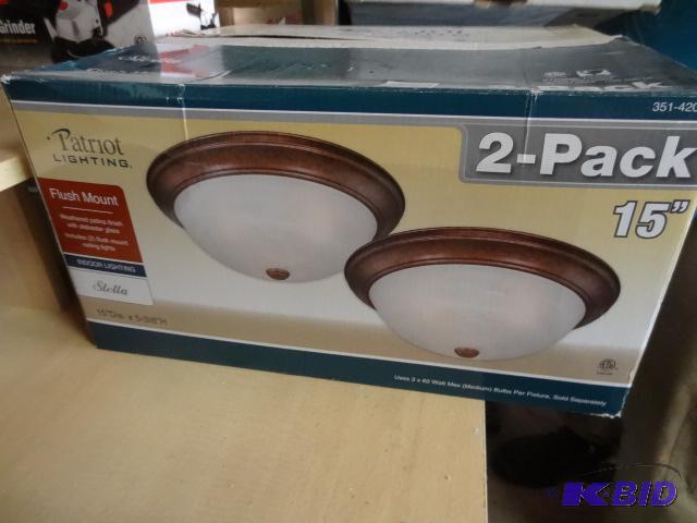 lot 121 image: 3 Ceiling Lights...