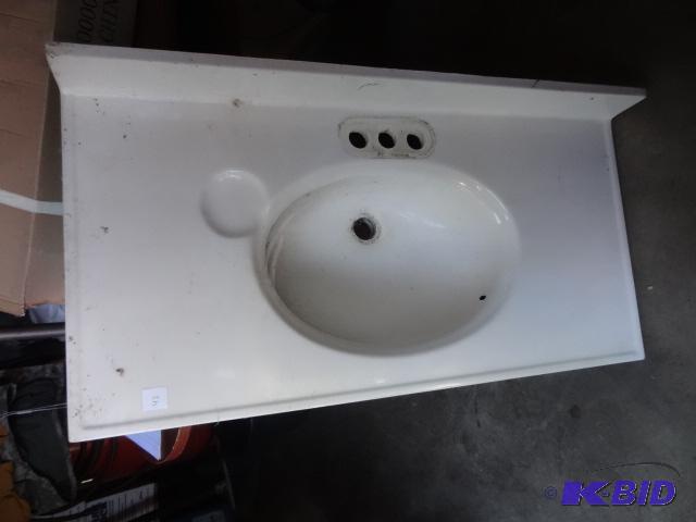 lot 42 image: Vanity Bathroom Sink. 3 Hole Sink....