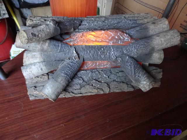 lot 53 image: Electric Fireplace. Light Only. Works...
