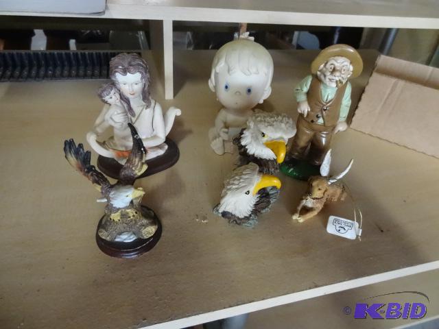 lot 77 image: Misc. Statues...
