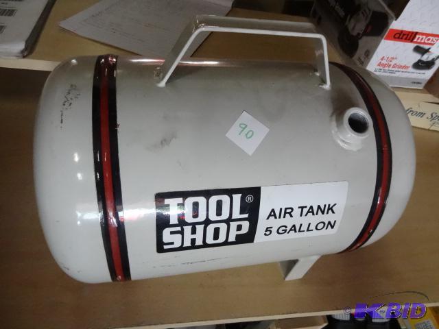 lot 90 image: Tool Shop Air Tank 5 Gallon. No Valves...