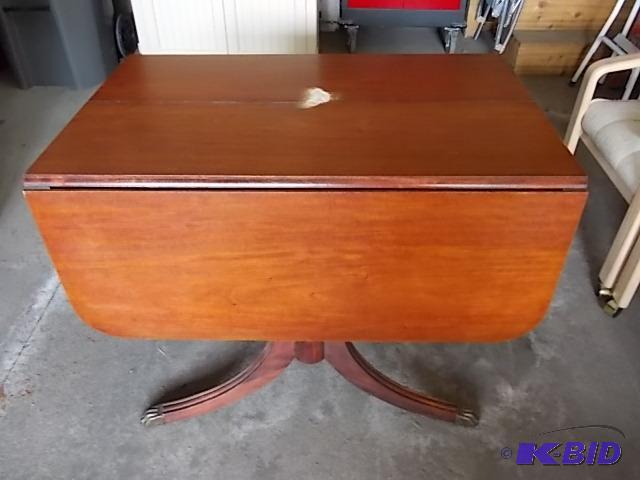 Duncan Phyfe Claw Foot Table (58x40)&nbsp- N...
