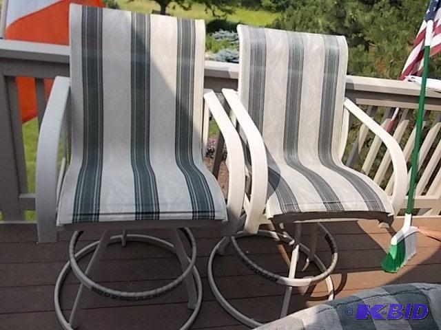 2-Swivel Bar Height Chairs...