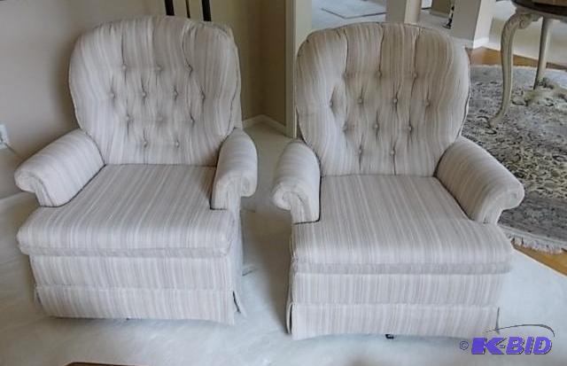 Pair Of Flexsteel Swivel Rockers...