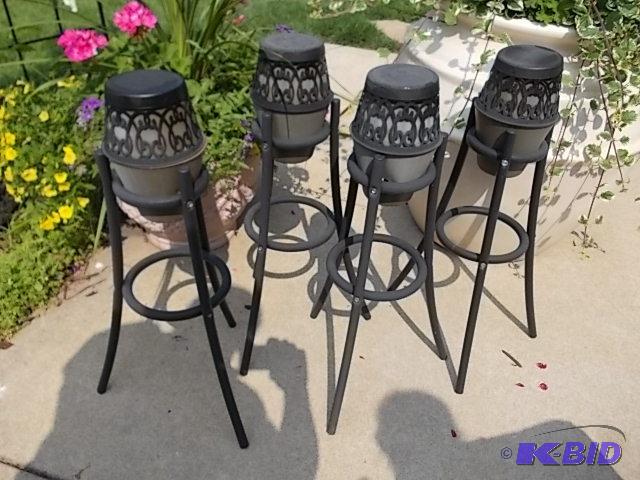 4-Tiki Torches...