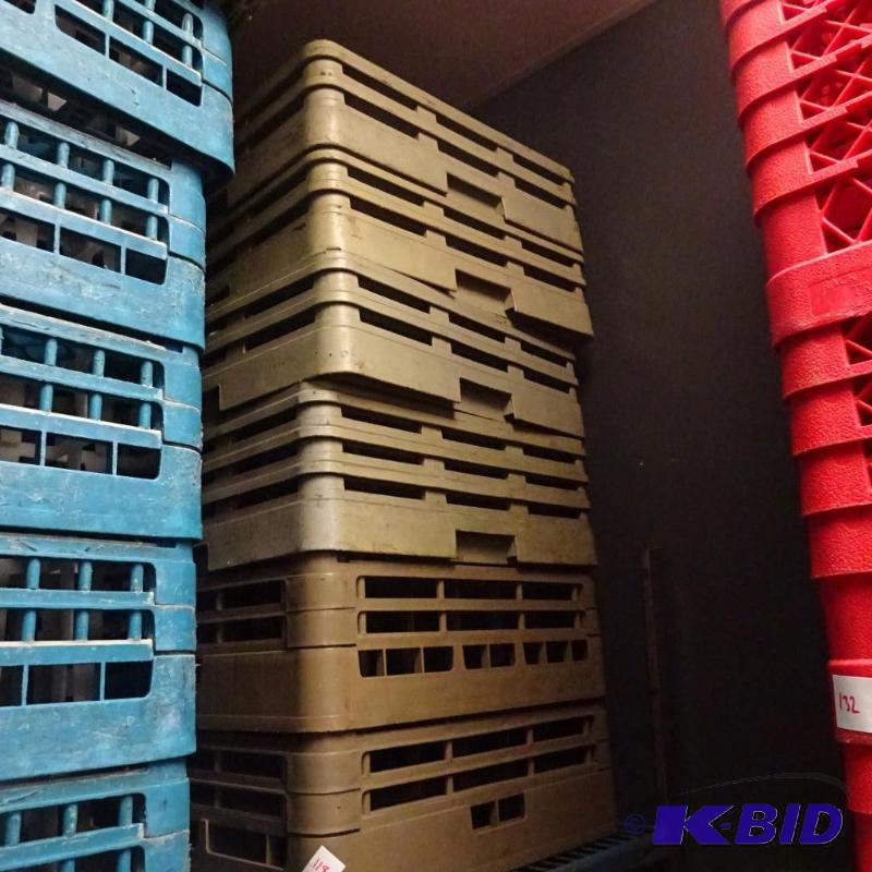 lot 118 image: 6 plastic dishwasher racks...