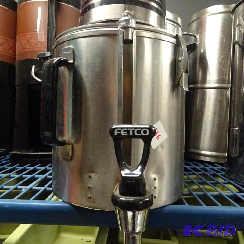 lot 136 image: Coffee maker. Air pump coffee dispenser. Coff...