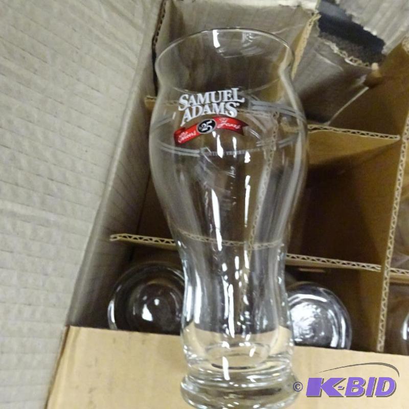 lot 164 image: 20 Sam adams beer glasses...