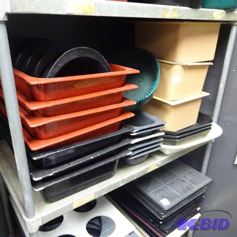 lot 168 image: Cast aluminum food containers...