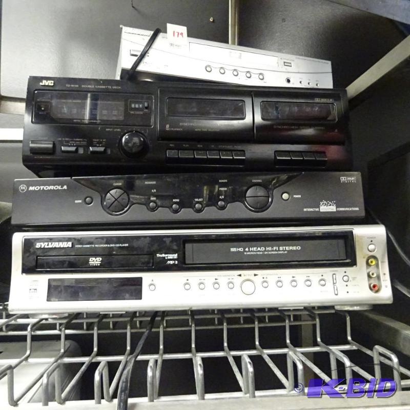 lot 179 image: Norcent DVD player. JVCTD-W118. Double casset...