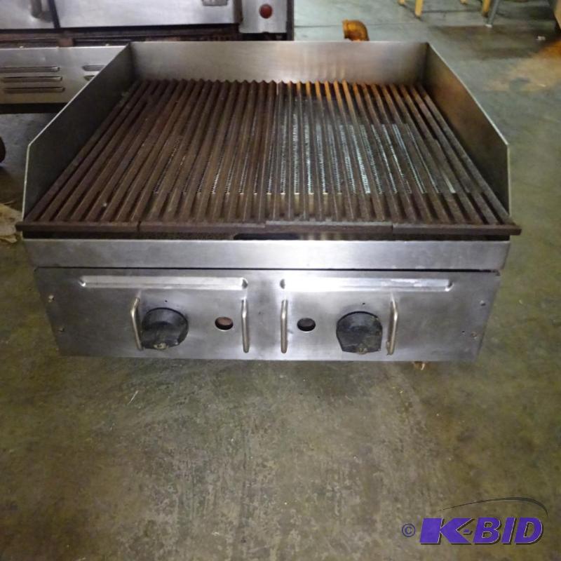 lot 19 image: 24 x 24 natural gas broiler...